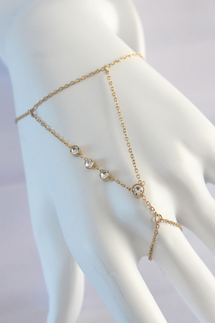 EBJ 316L Steel Zircon Stone Gold Color Waterway Designed Şahmeran - Birkenhead