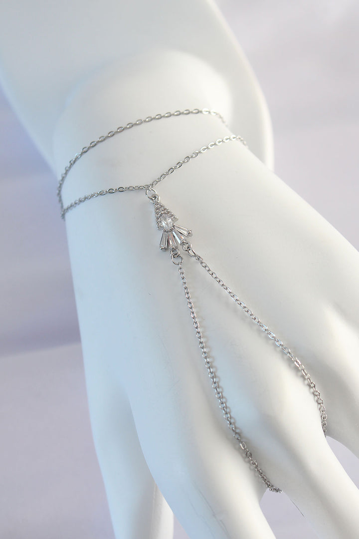 EBJ 316L Steel Silver Color Şahmeran with Zircon Stone - La Barca