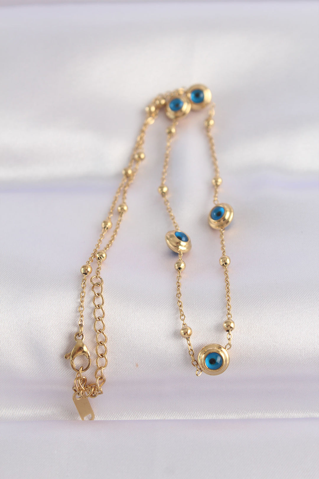 EBJ 316L Steel Chain Gold Color Evil Eye Necklace - New York