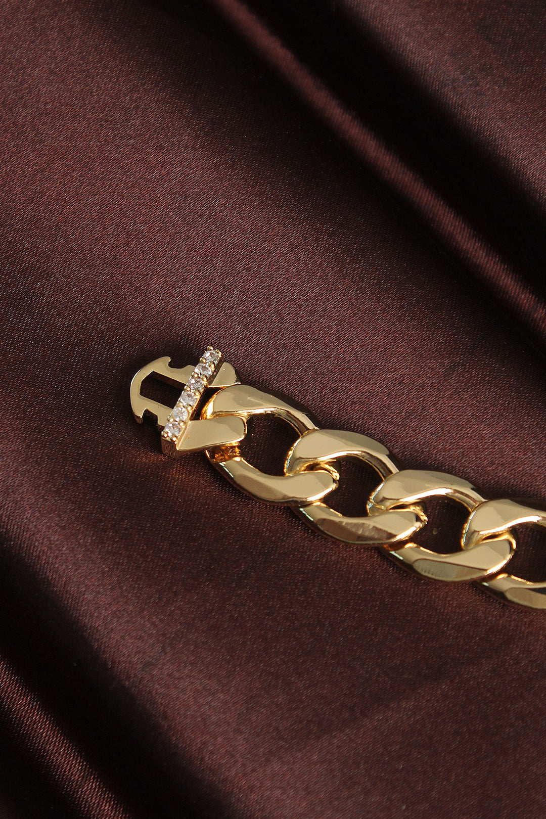 EBJ 316L Steel Vip Series Gold Color Gourmet Model Bracelet - Rockford