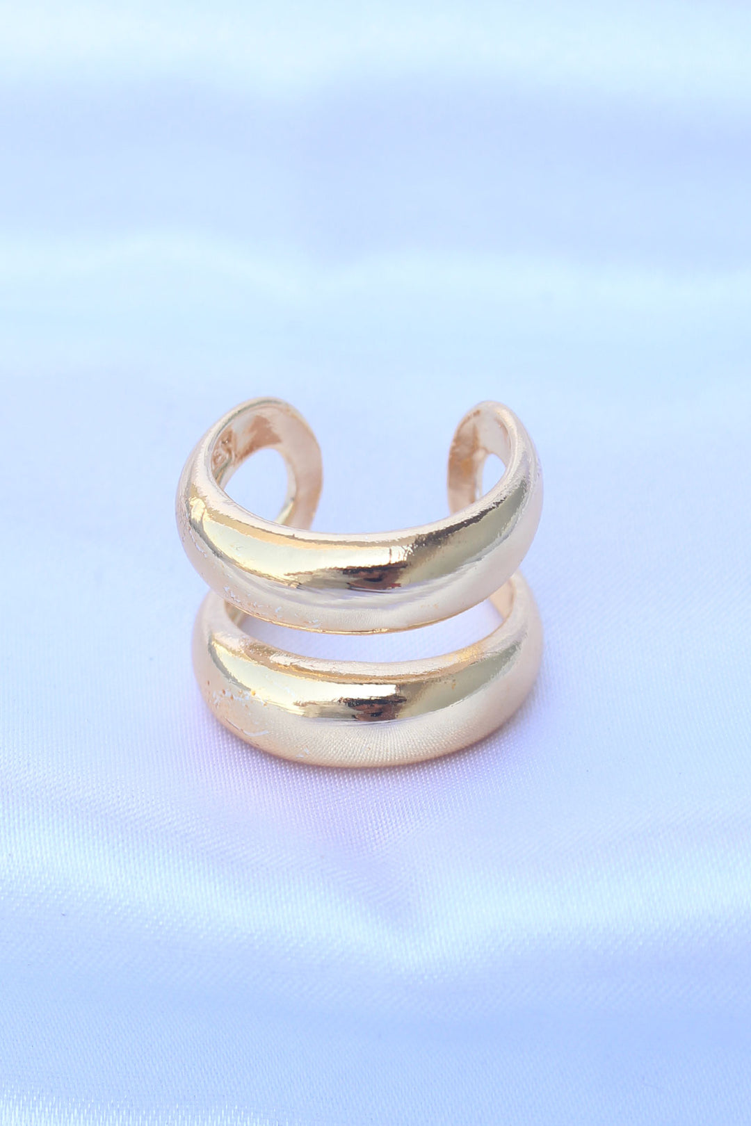 EBJ Adjustable Rice Gold Color Strip Ring - North Las Vegas