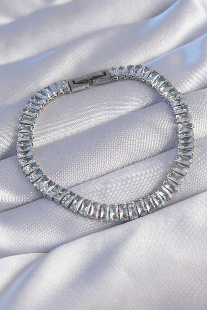EBJ 316L Stainless Steel Silver Color Bracelet with Waterway Design - Hellevoetsluis