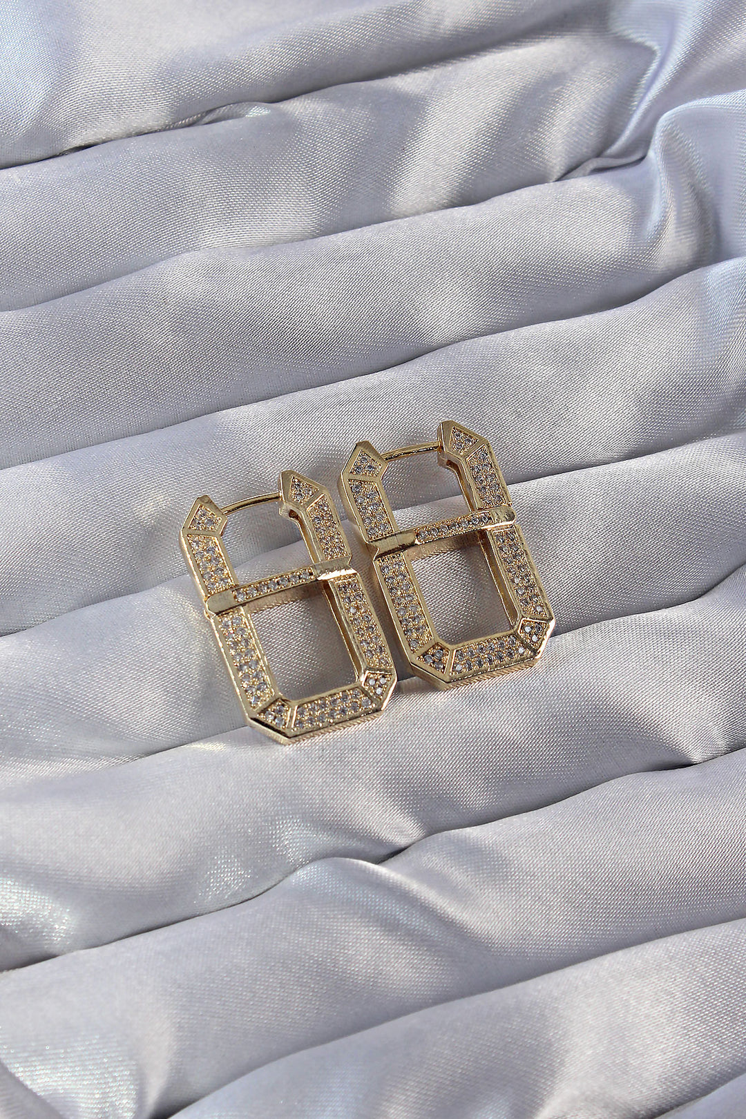 EBJ Vip Series Gold Color Zircon Stone Serenay Earring - Montgomery Village