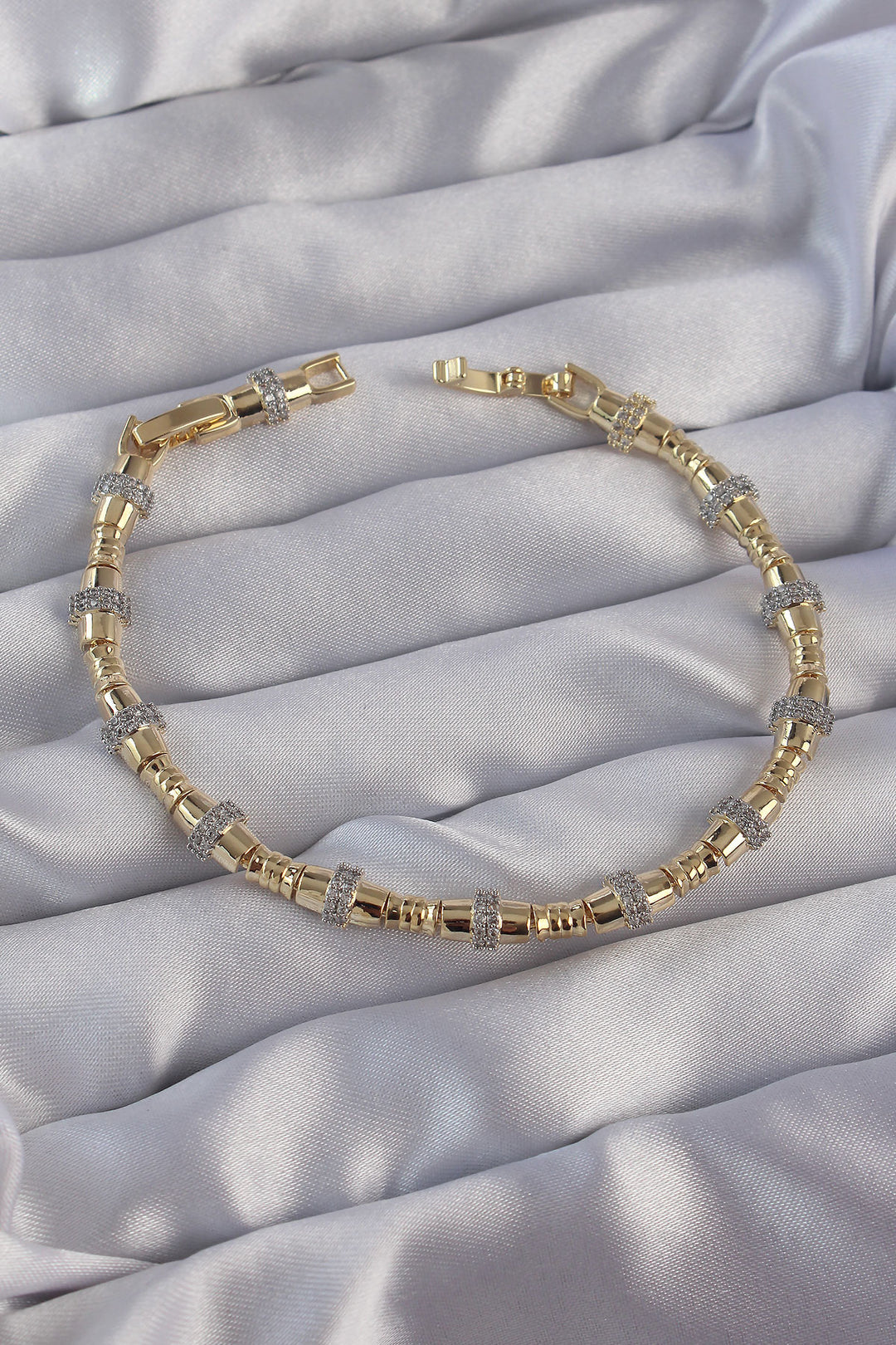 EBJ Vip Series Gold Color Zircon Stone Bracelet - Quebec City