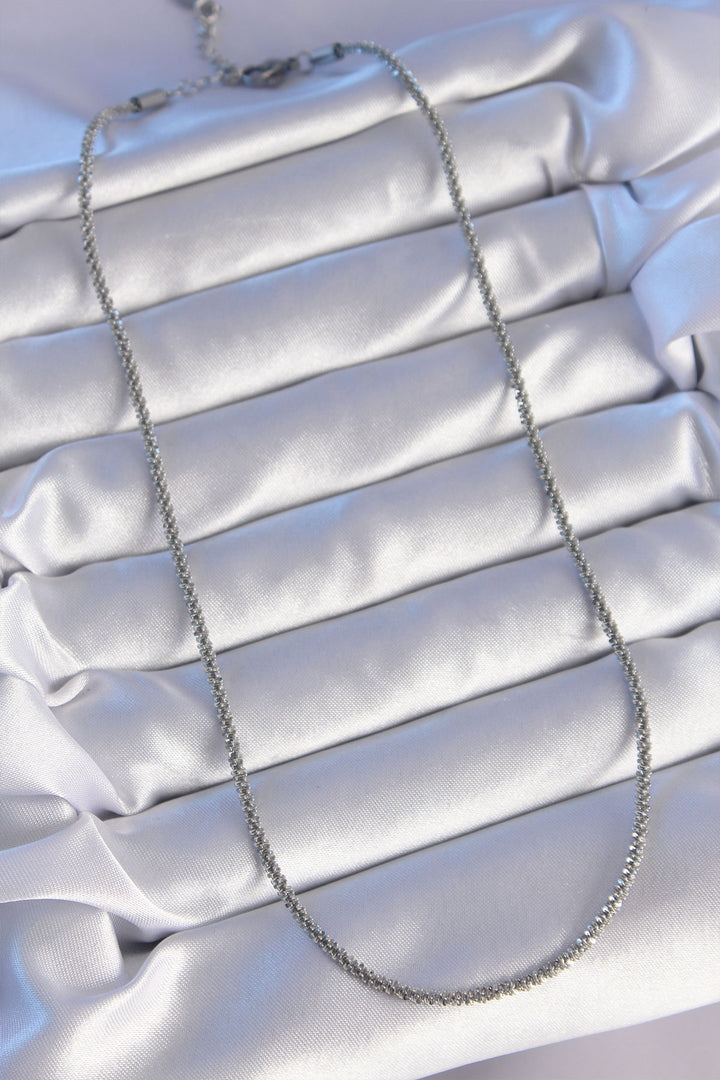EBJ 316L Stainless Steel Silver Color Necklace - Lees Summit