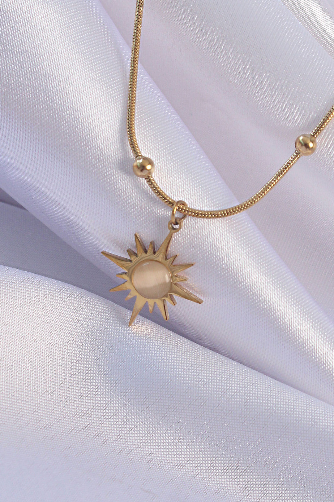 EBJ 316L Steel Gold Color Mother of Pearl Star Model Necklace - Tübingen
