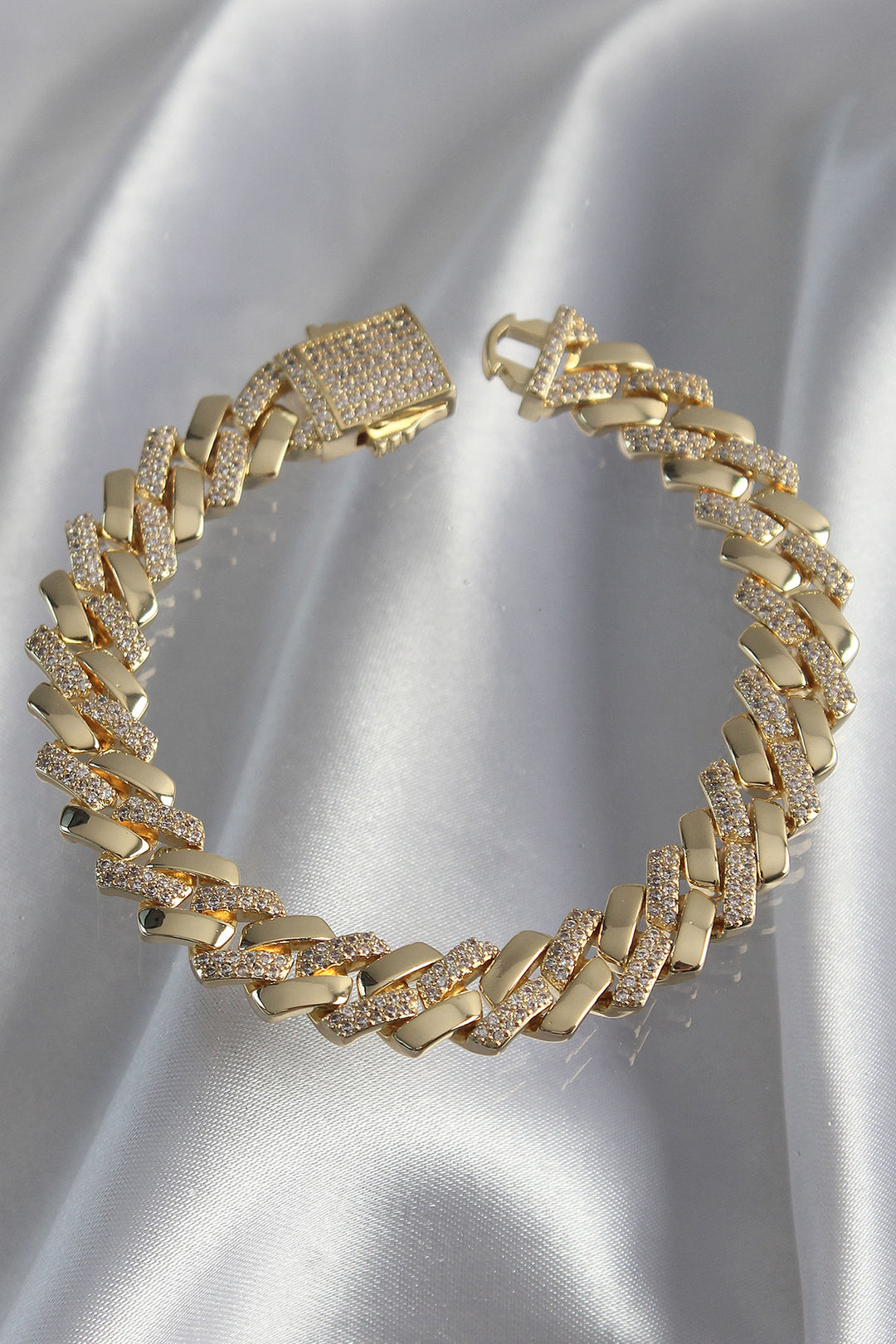 EBJ Vip Series Gourmet Gold Color Zircon Stone Bracelet - Springfield