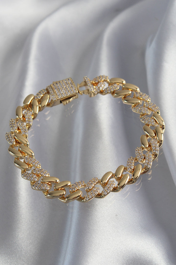 EBJ Vip Series Gourmet Gold Color Zircon Stone Bracelet - Kalamariá