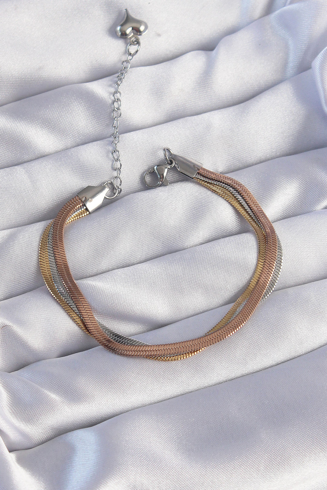 EBJ 316L Stainless Steel Colorful Italian Chain Model Multi Bracelet - Marlboro