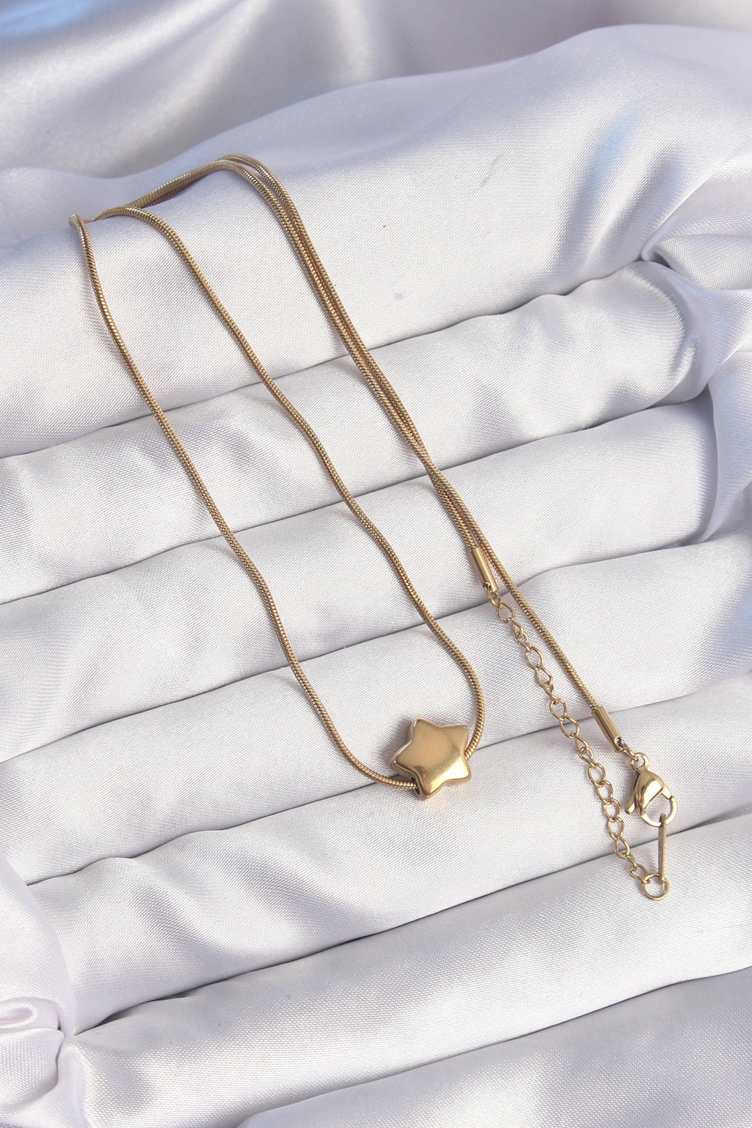 EBJ 316L Steel Gold Color Star Model Necklace - Loveland