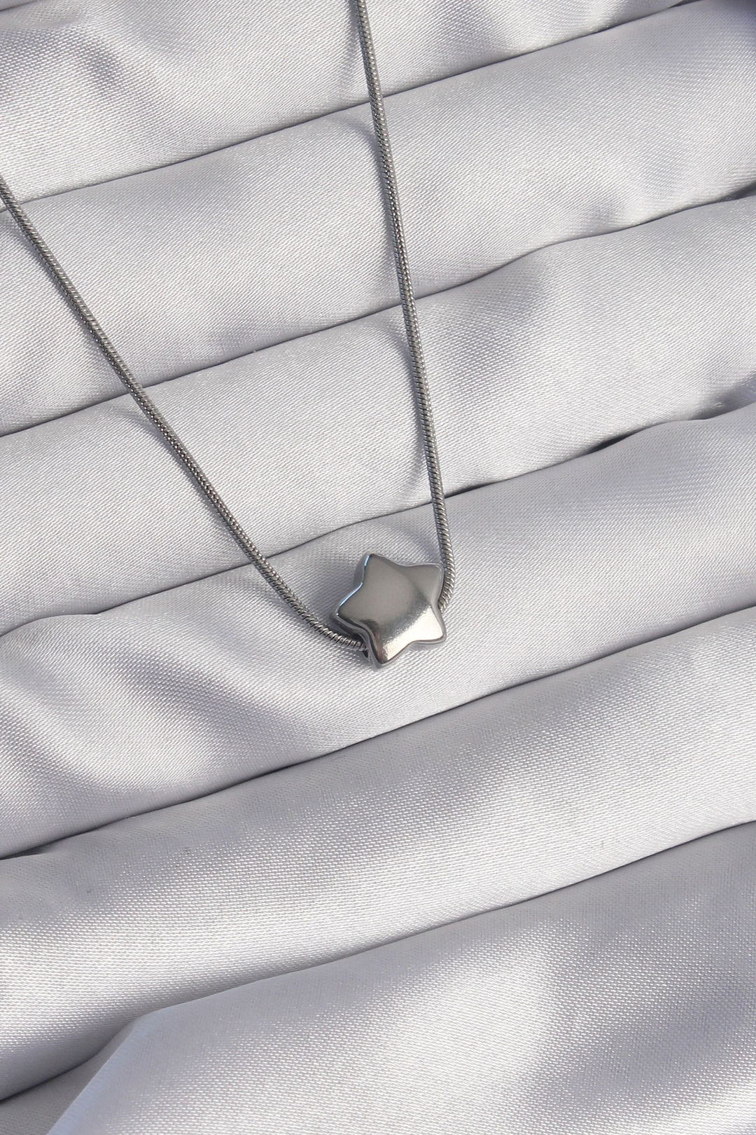 EBJ 316L Stainless Steel Silver Color Star Model Necklace - Scunthorpe