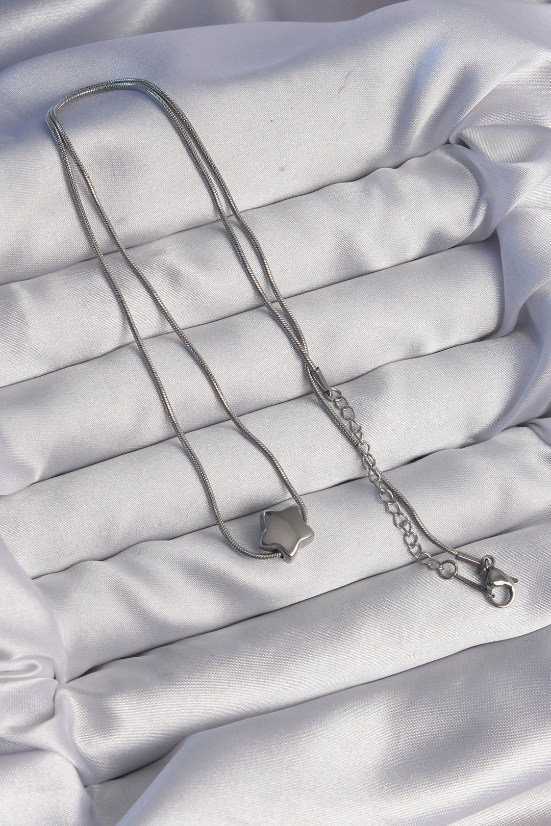 EBJ 316L Stainless Steel Silver Color Star Model Necklace - Scunthorpe