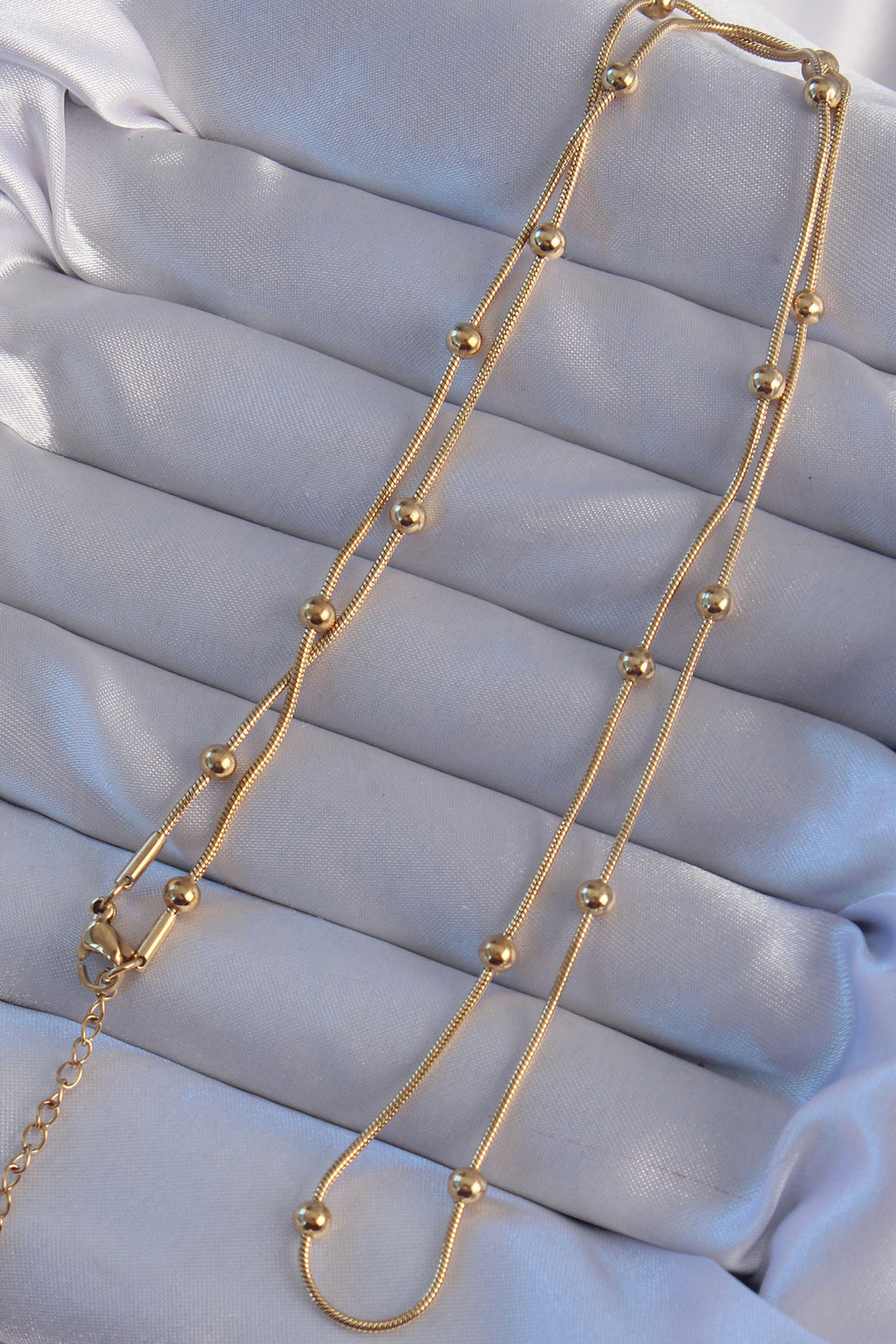 EBJ 316L Steel Gold Color Bullet Pendant Necklace - Bonn