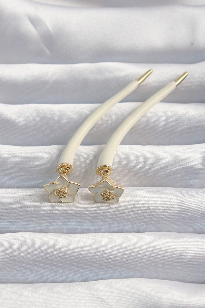 EBJ Rice Cream Color Botega Earrings - Baia Mare