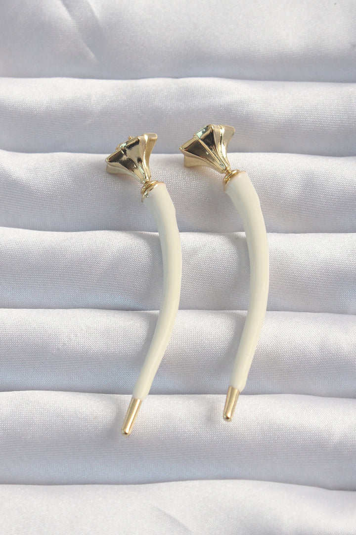 EBJ Rice Cream Color Botega Earrings - Baia Mare