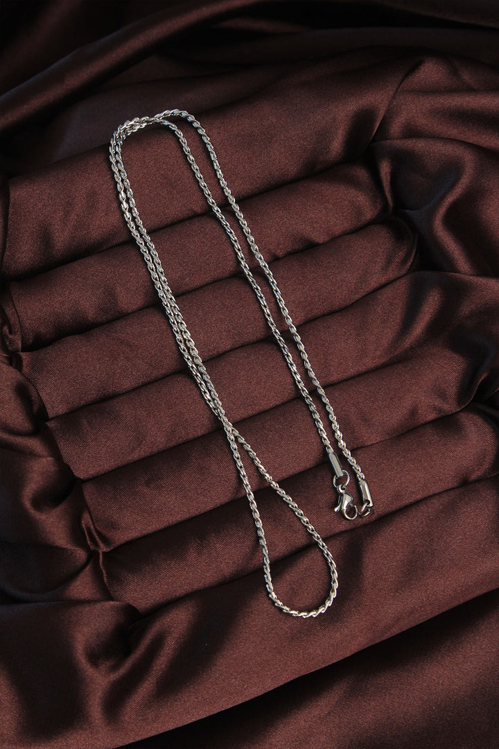 EBJ 316L Stainless Steel Silver Color Fine Chain Necklace - Târgovişte