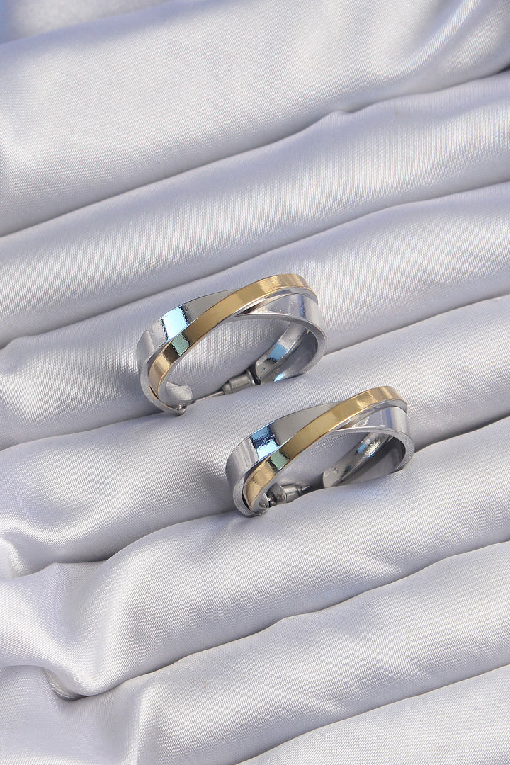 EBJ Gold Silver Color Ring Earring - Berchem