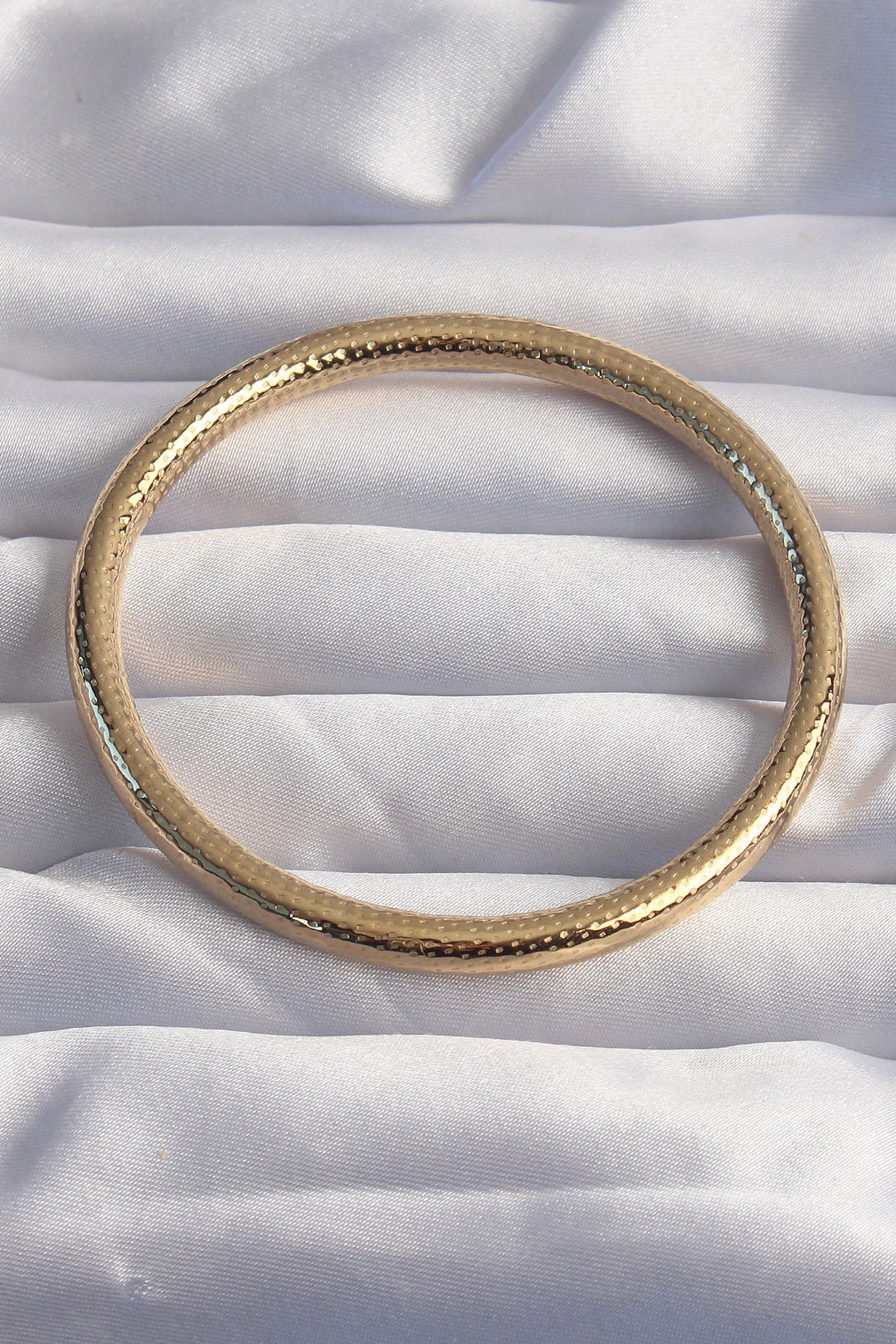 EBJ 316L Stainless Steel Gold Color Laser Engraved Bracelet - Schertz