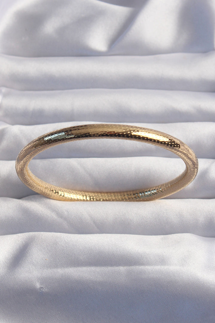 EBJ 316L Stainless Steel Gold Color Laser Engraved Bracelet - Schertz
