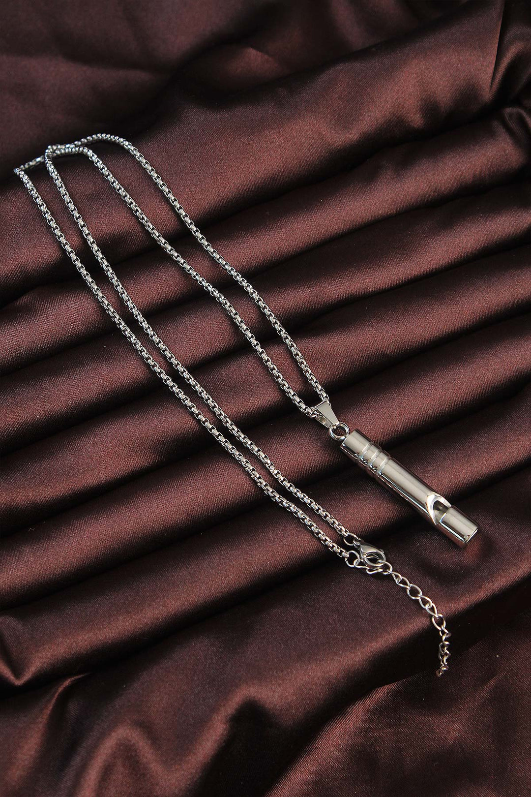 EBJ Emergency Whistle 316L Steel Does Not Tarnish High Decibel Necklace Unisex - Bragadiru