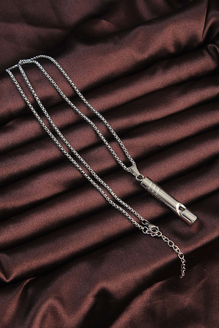 EBJ Emergency Whistle 316L Steel Does Not Tarnish High Decibel Necklace Unisex - Bragadiru