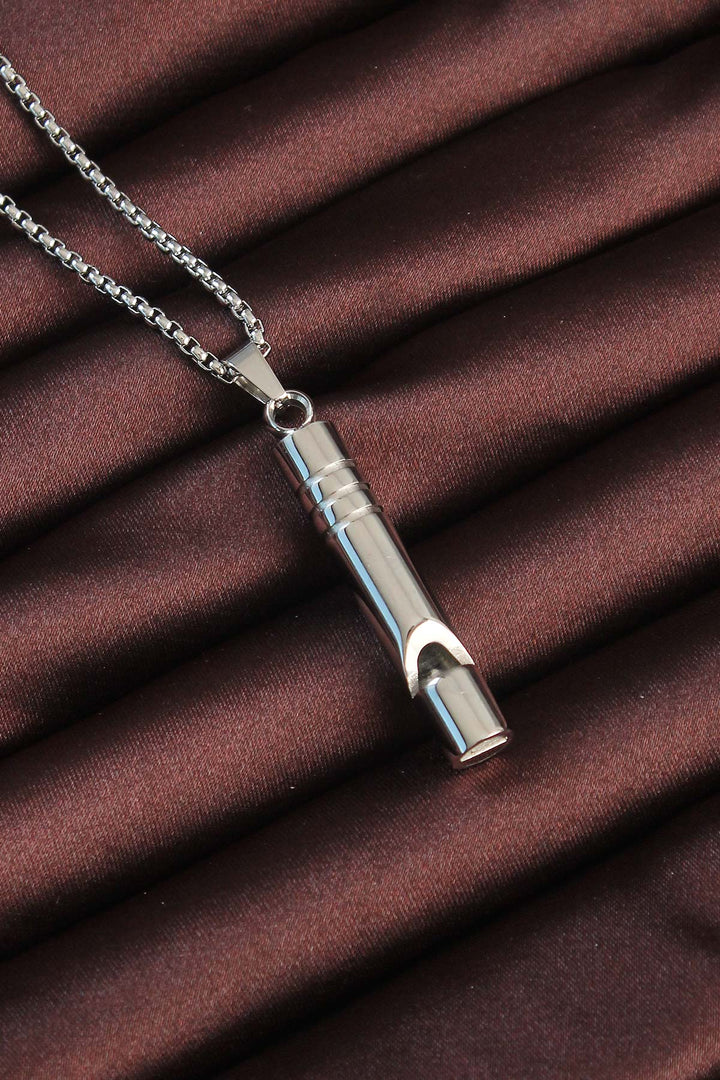 EBJ Emergency Whistle 316L Steel Does Not Tarnish High Decibel Necklace Unisex - Bragadiru