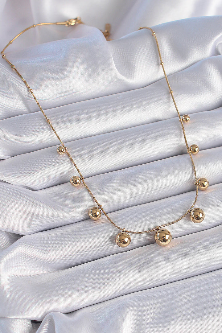 EBJ 316L Steel Gold Color Top Model Women's Necklace - Saskatoon