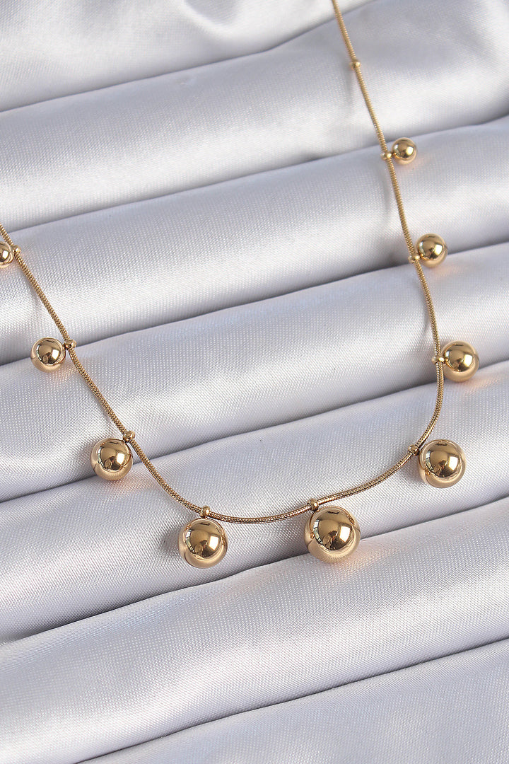 EBJ 316L Steel Gold Color Top Model Women's Necklace - Saskatoon
