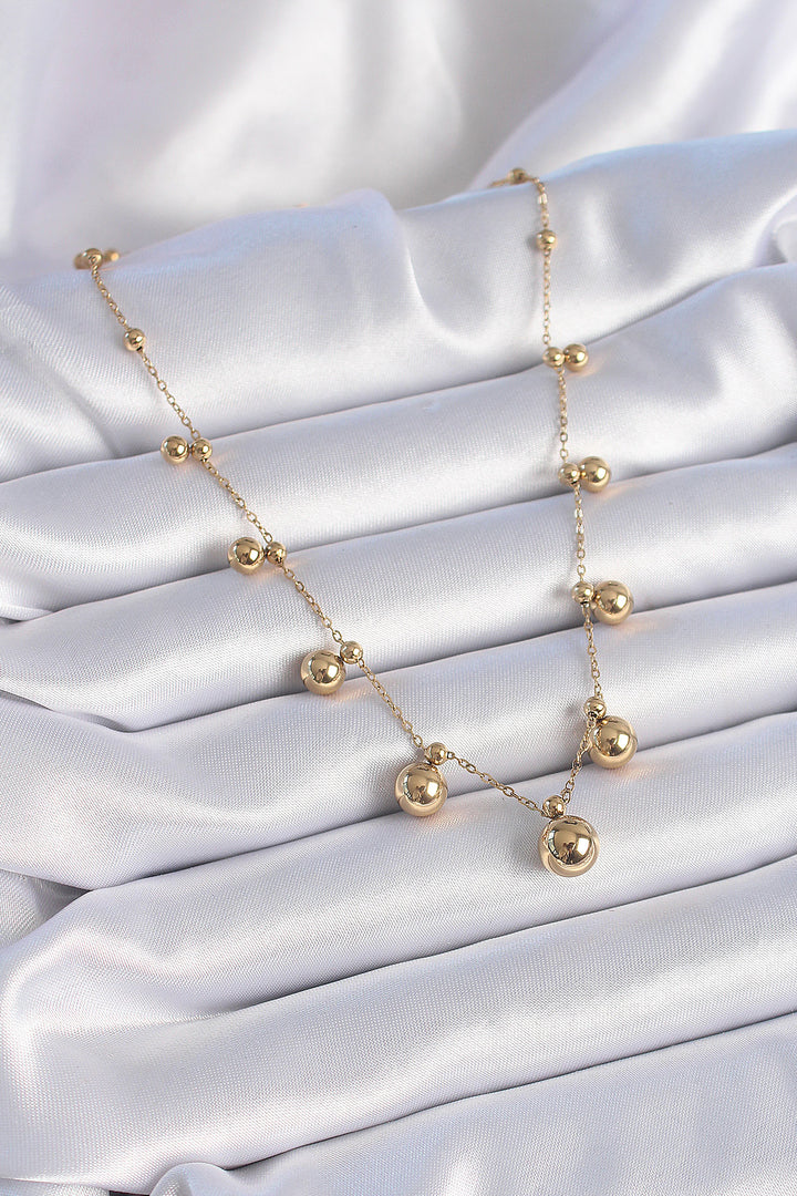 EBJ 316L Steel Gold Color Top Model Women's Necklace - Polatsk