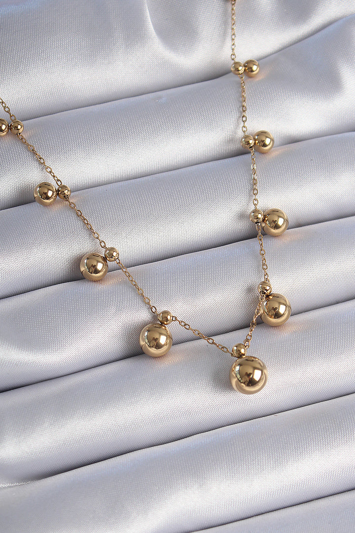 EBJ 316L Steel Gold Color Top Model Women's Necklace - Polatsk