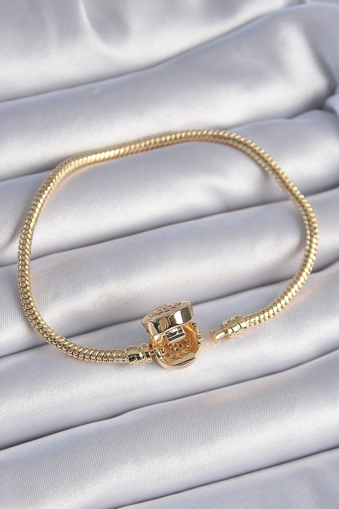 EBJ 316L Stainless Steel Chain Gold Color Zircon Stone Charm Model Women's Bracelet - Ibbenbüren