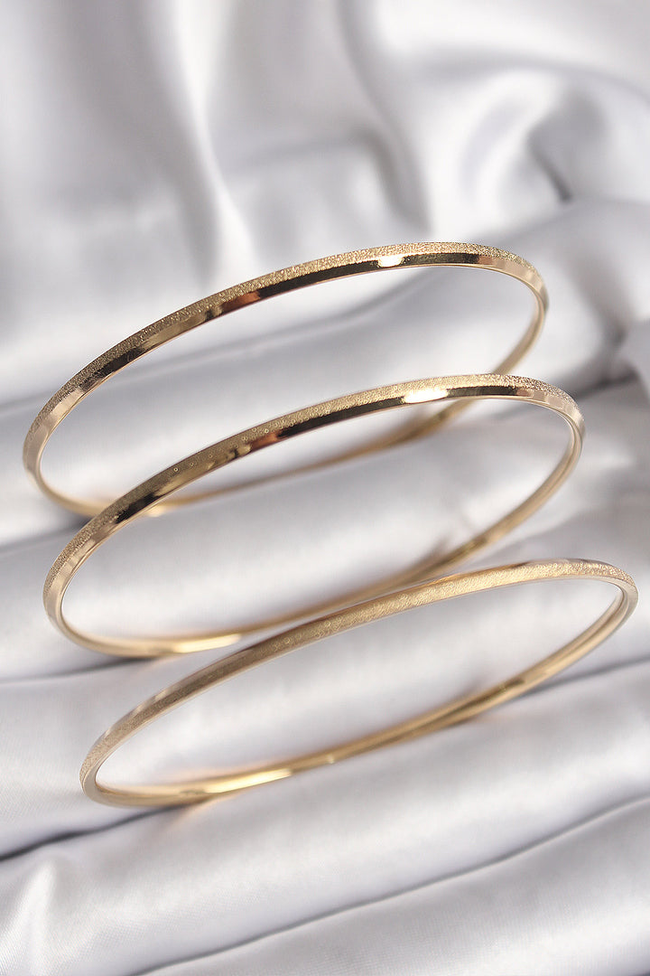 EBJ 316L Steel Gold Color Glittery Ajda Model Women's Bracelet - Virginia Beach