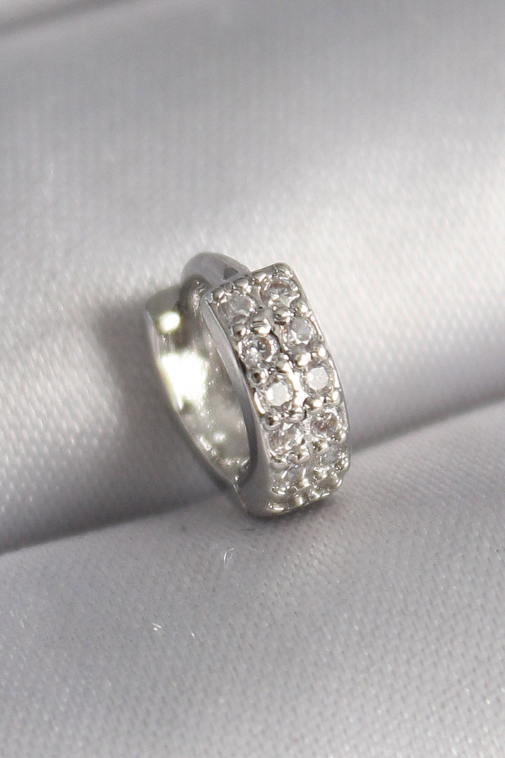 EBJ 316L Steel Silver Color Zircon Stone Tragus Piercing - Eberswalde