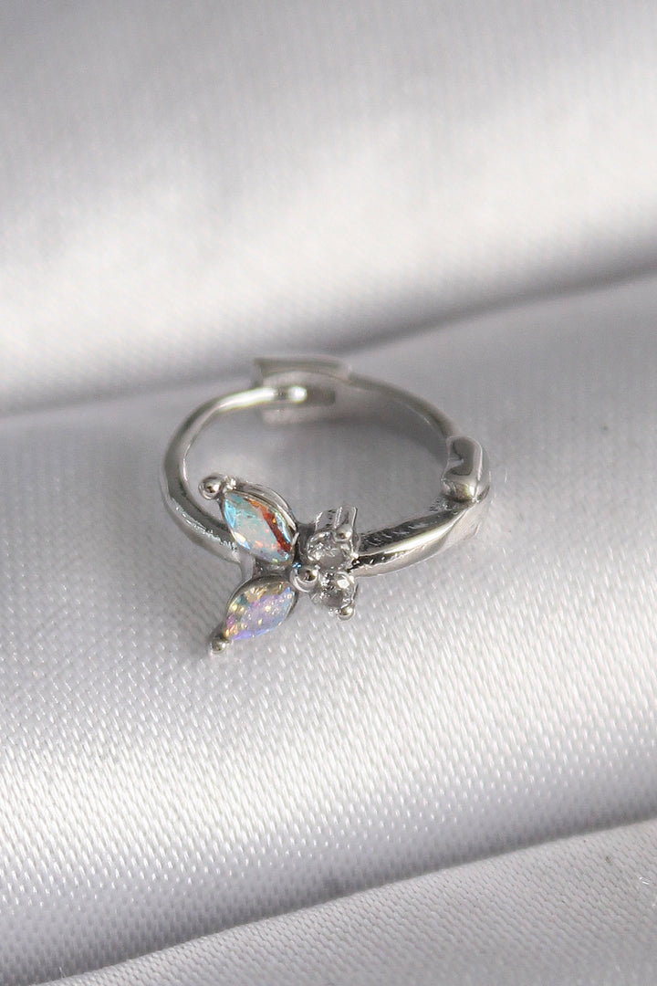EBJ 316L Steel Silver Color Zircon Stone Butterfly Model Tragus Piercing - Ramsgate