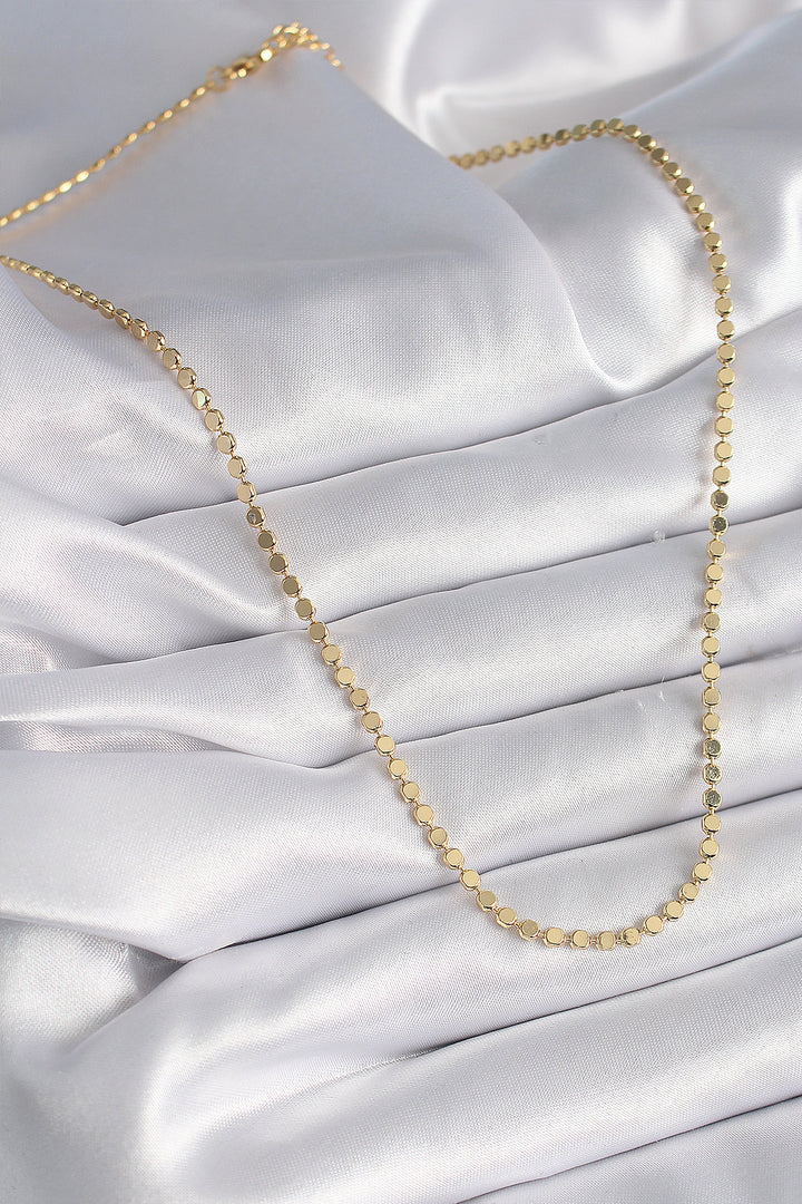 EBJ 316L Steel Gold Color Rub Women's Necklace - Cuautepec de Hinojosa