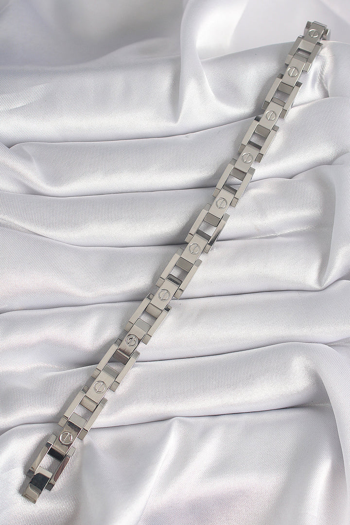 EBJ 316L Stainless Steel Silver Color Unisex Bracelet - Sutton Coldfield