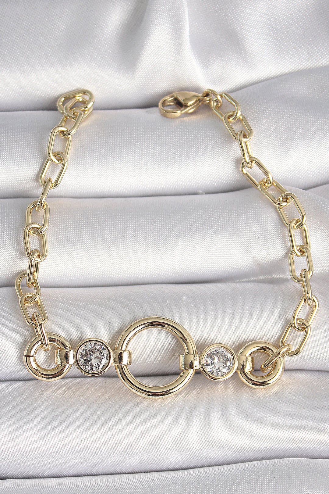 EBJ Xuping Exclusive VIP Series Women's Bracelet with Gold Color Zircon Stone - Lake Charles