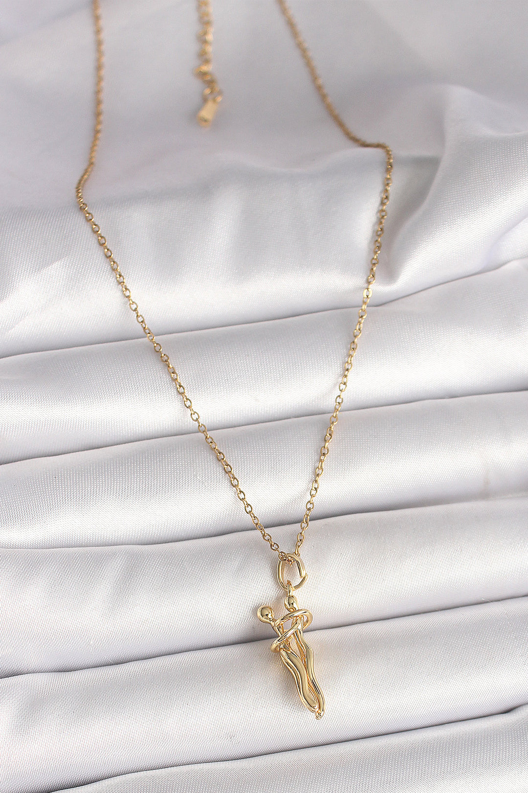 EBJ 316L Steel Gold Color Chain Wrap Model Women's Necklace - College Station