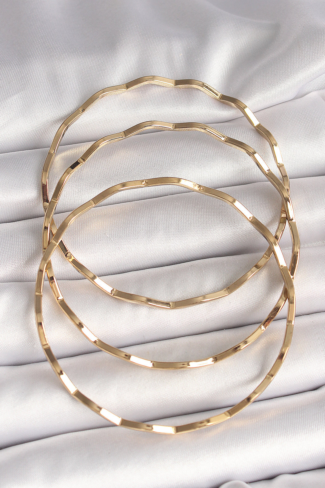 EBJ 316L Steel Gold Color Ajda Model Women's Bracelet - Thionville