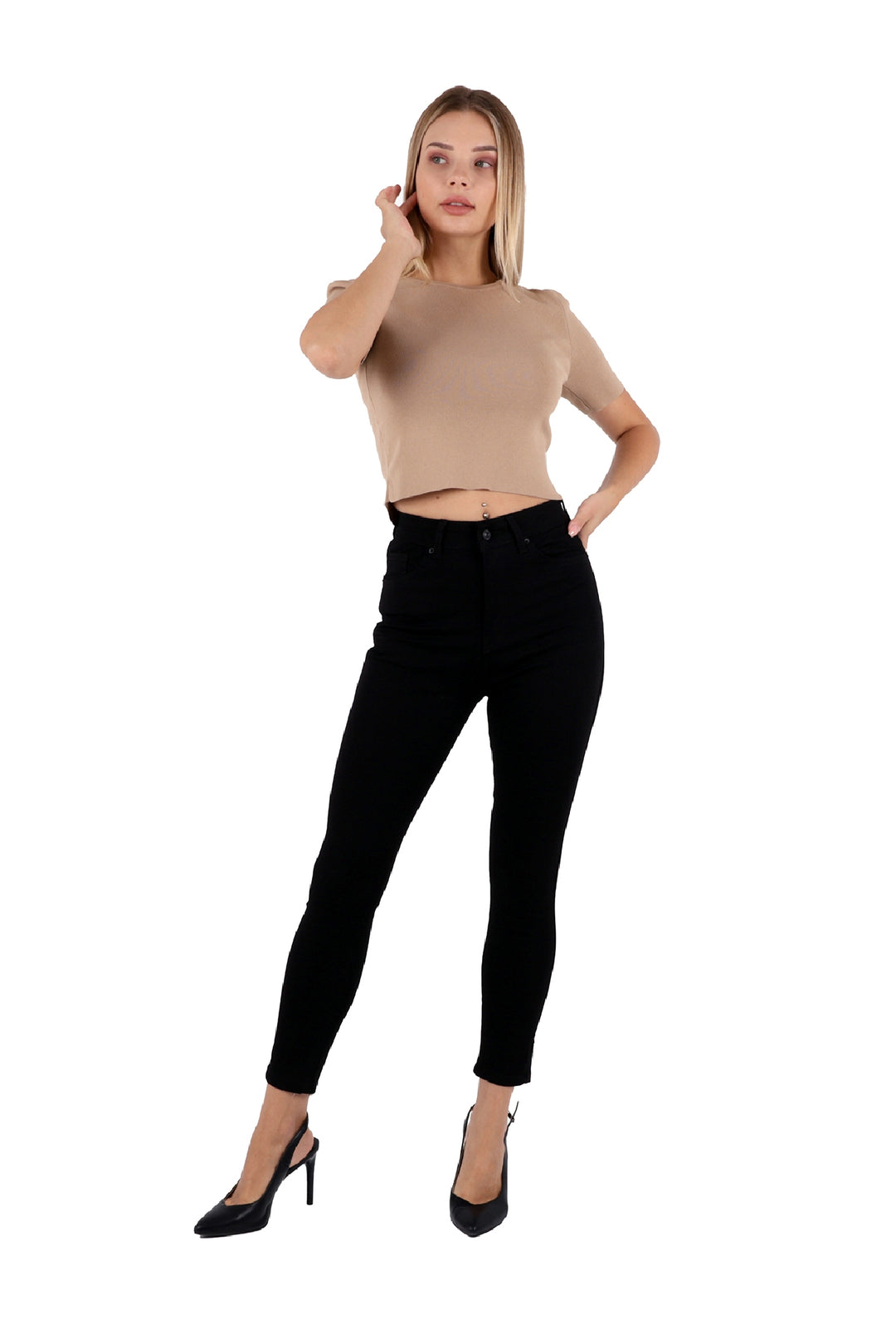 XLJ Skinny Jean with Bottom Side Zipper Mixed - Tonalá