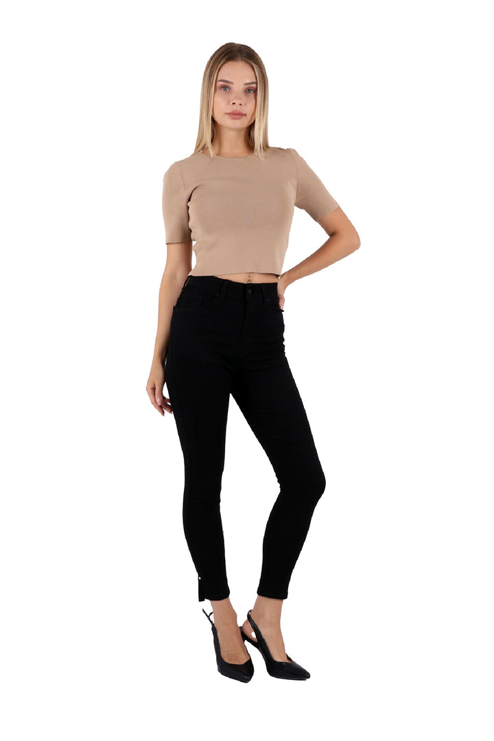 XLJ Skinny Jean with Bottom Side Zipper Mixed - Tonalá