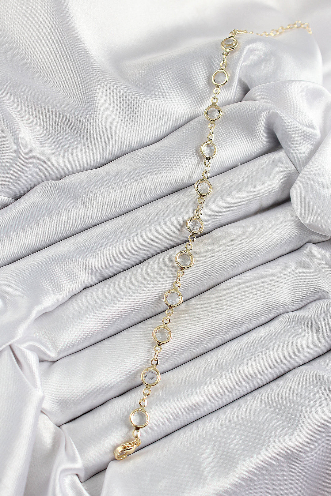 EBJ Gold Color Rice Zircon Stone Women's Bracelet - Detmold