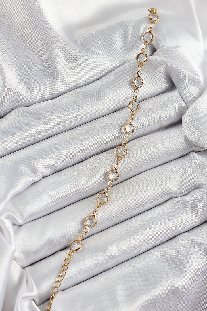 EBJ Gold Color Rice Zircon Stone Women's Bracelet - Weymouth
