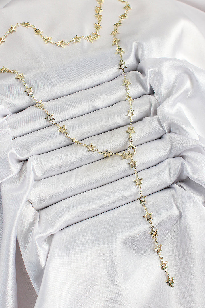 EBJ Rice Gold Color Starry Woman Y Necklace - Valle de Santiago