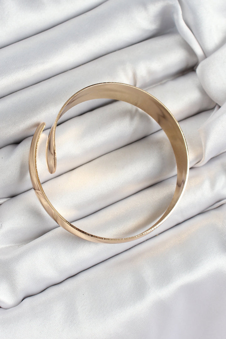EBJ Rice Cuff Model Gold Color Women Arm Bracelet - Smila