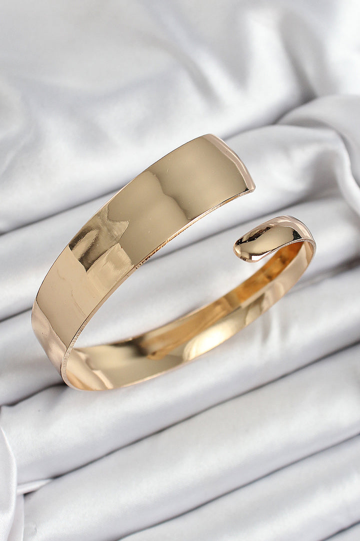 EBJ Rice Cuff Model Gold Color Women Arm Bracelet - Smila