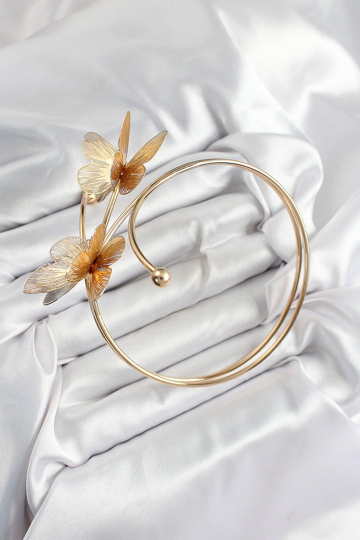EBJ Rice Butterfly Model Gold Color Women's Arm Bracelet - Hendersonville