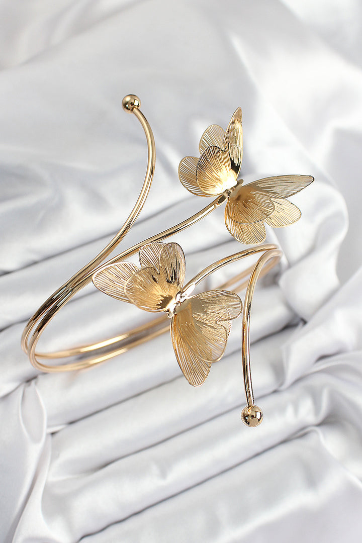 EBJ Rice Butterfly Model Gold Color Women's Arm Bracelet - Hendersonville