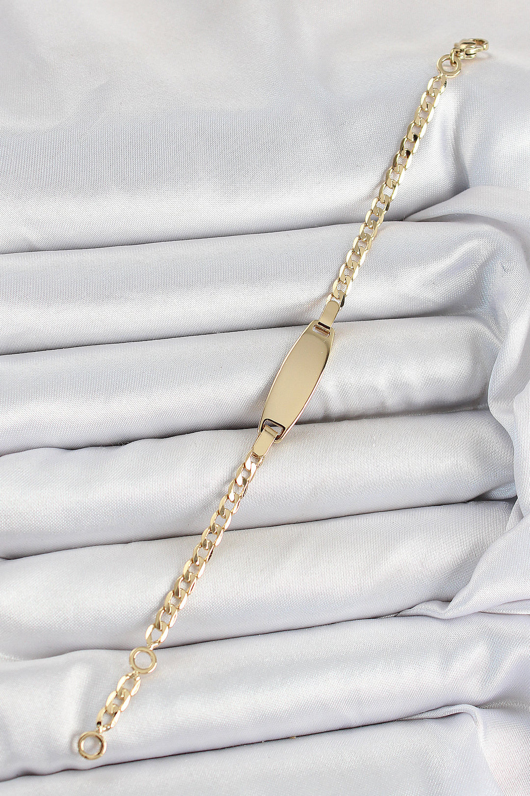 EBJ Rice Oval Model Gold Color Xuping Baby Bracelet - Mol