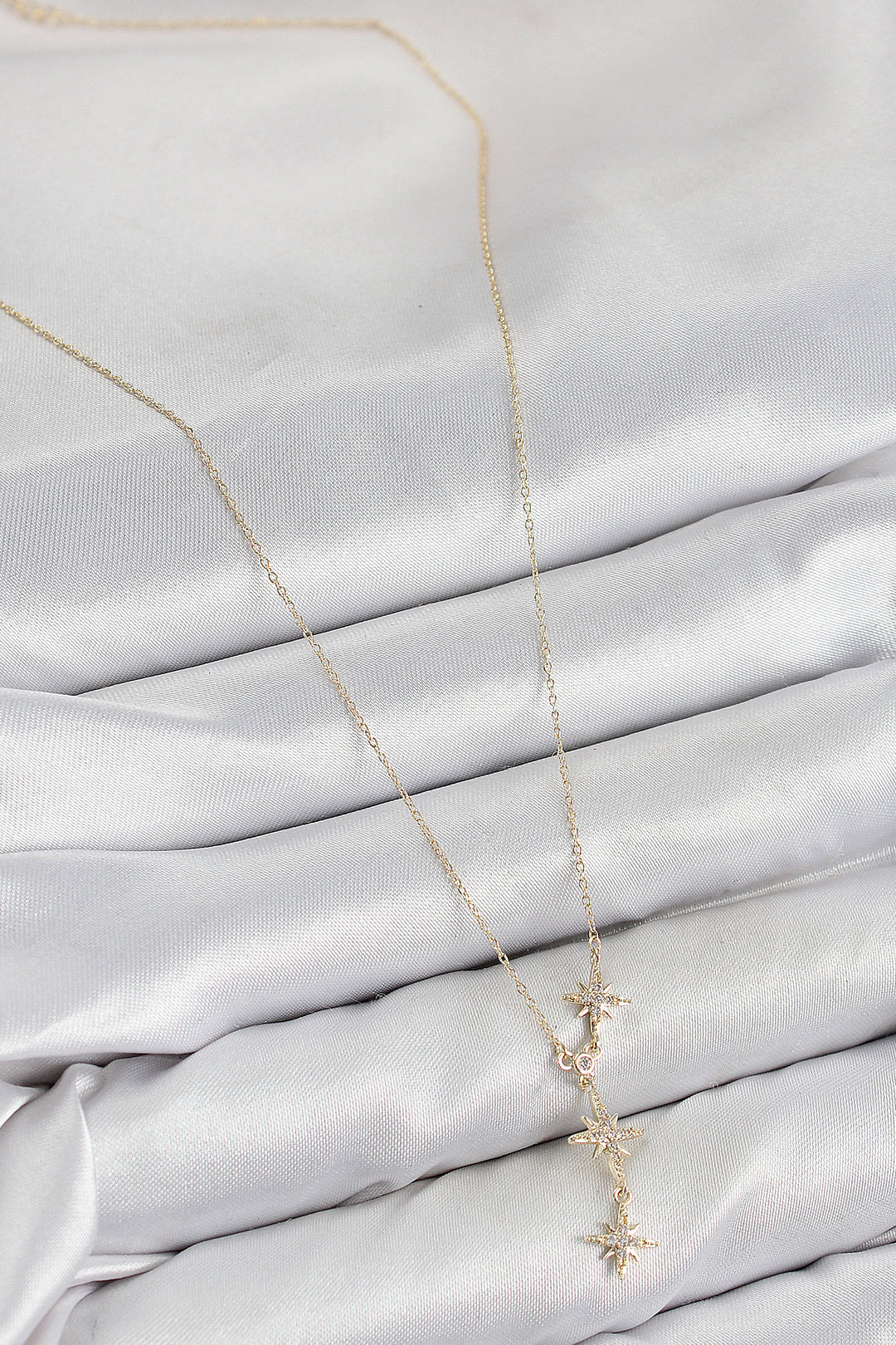 EBJ Rice Zircon Stone Polaris Model Gold Color Women's Necklace - Corpus Christi
